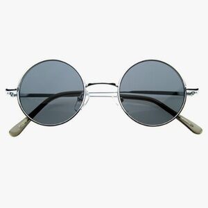 Round Silver Sunglasses